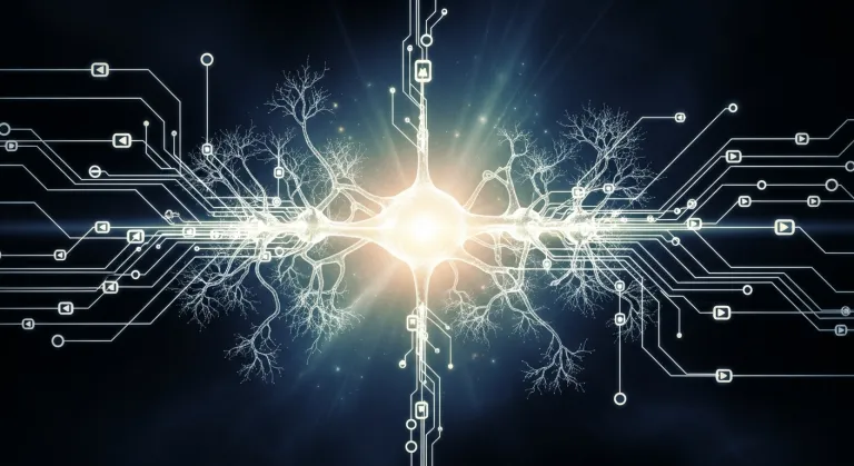 Neuro-symbolic AI illustration