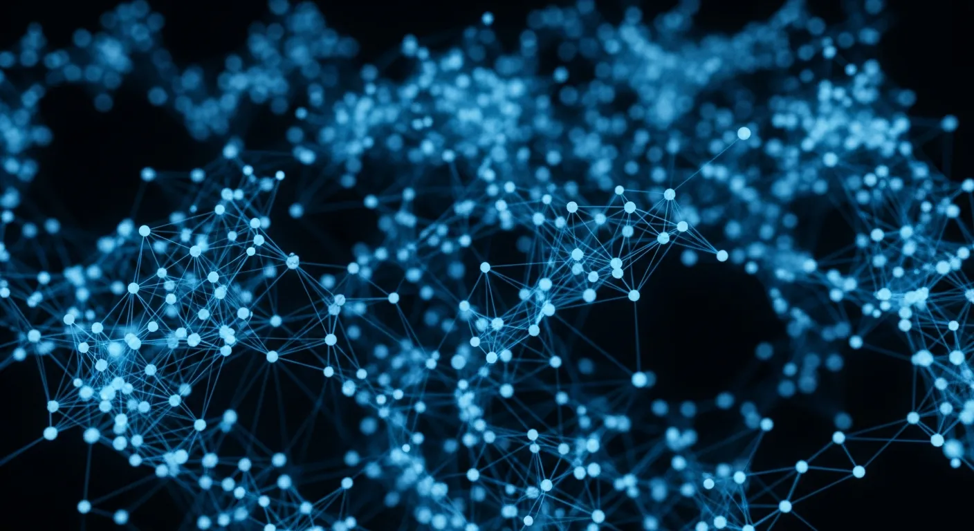 Abstract AI neural network visualization